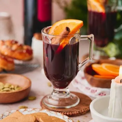 Image of Mulled Wine Steeping (Swedish Glögg)