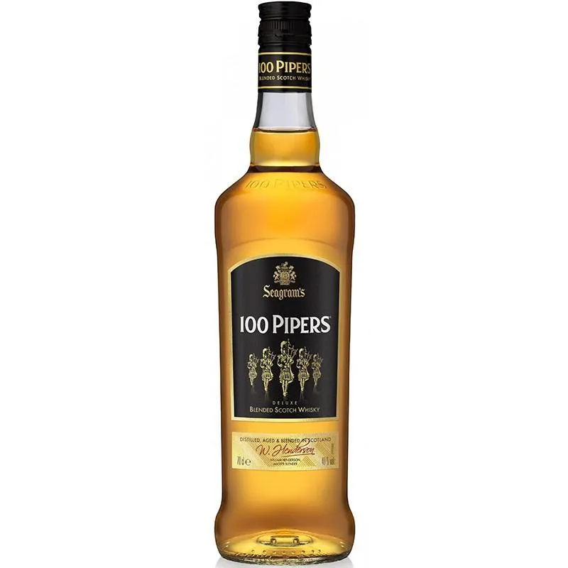 Image of Seagrams 100 Pipers Deluxe Blended Scotch Whisky